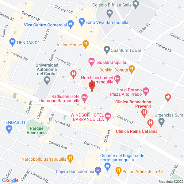 Map of Restaurante Ejecutivo