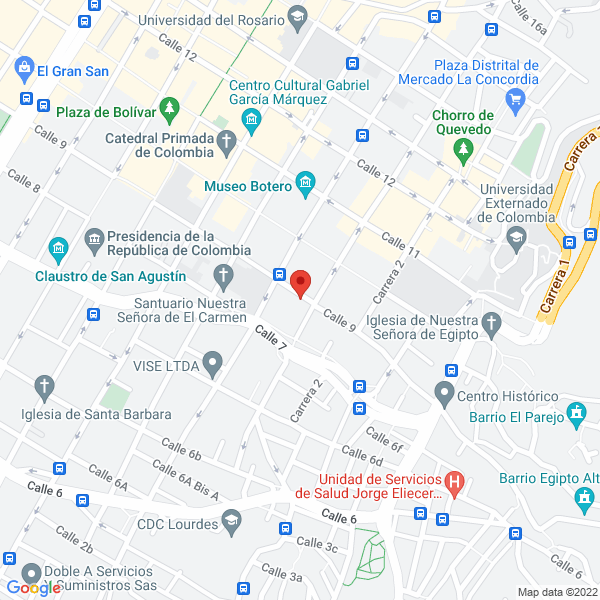 Mapa de Restaurante El Anticuario