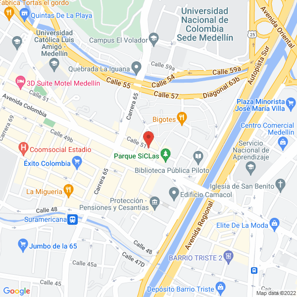 Mapa de Restaurante El Carambolo