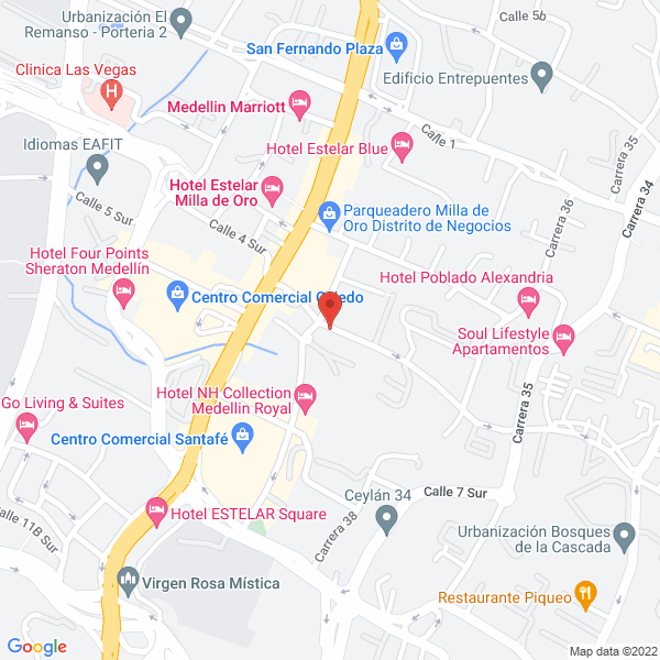 Mapa de Restaurante El Edén