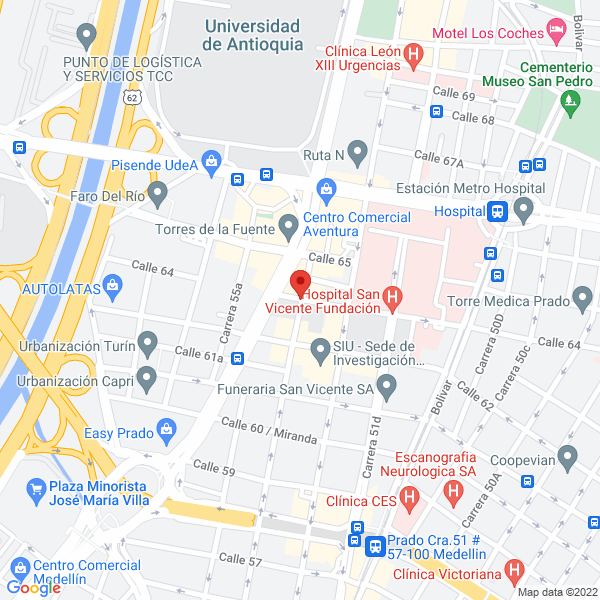 Mapa de Restaurante España