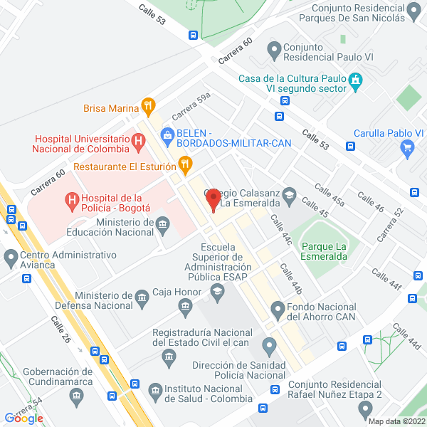 Mapa de Restaurante Freezone
