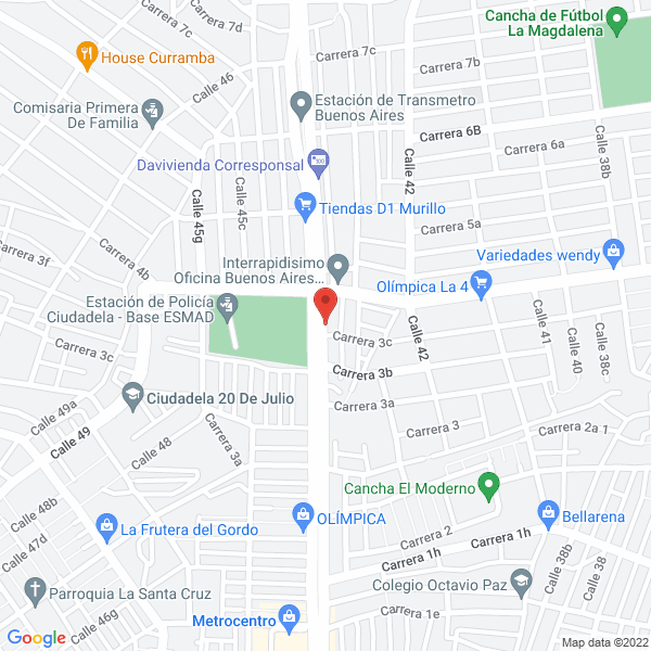 Map of Restaurante Fun Yin