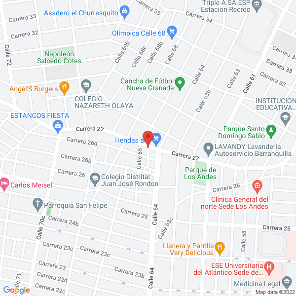 Map of Restaurante Chao Ming