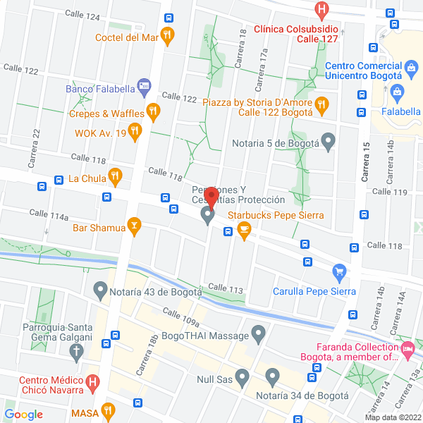 Mapa de Restaurante Y Cevichería El Caracol Rojo