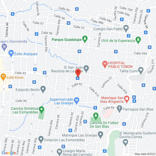 Mapa de Restaurante Yasados El Paisa