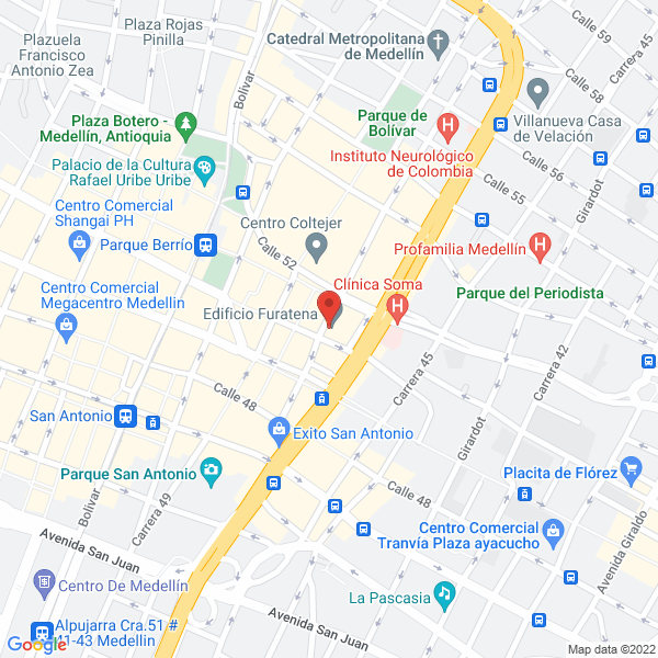 Mapa de Restrepo Arbeláez Ricardo