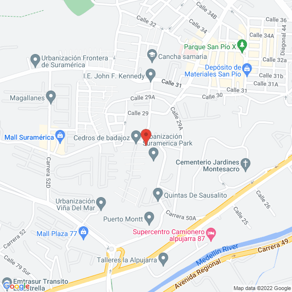 Mapa de Resurge Ltda.