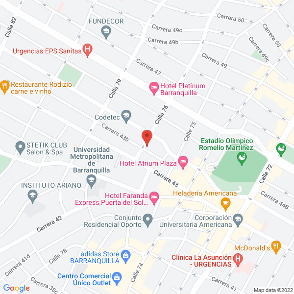 Map of Restaurante Las Delicias