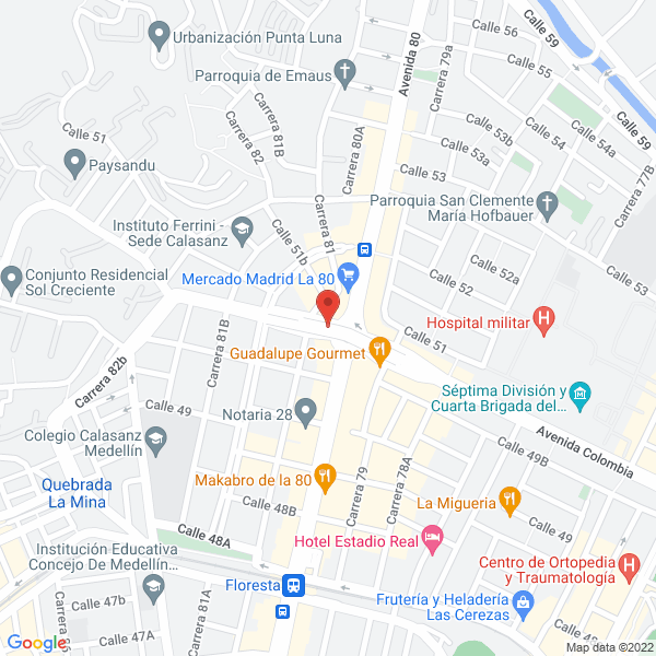 Mapa de Restaurante Loly'S