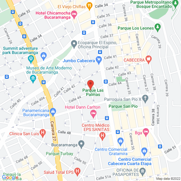 Map of Restaurante Los Andes