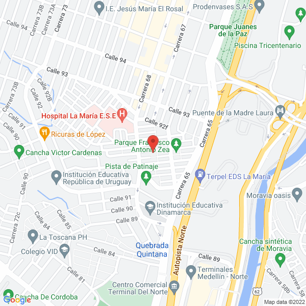 Mapa de Restaurante Marimar