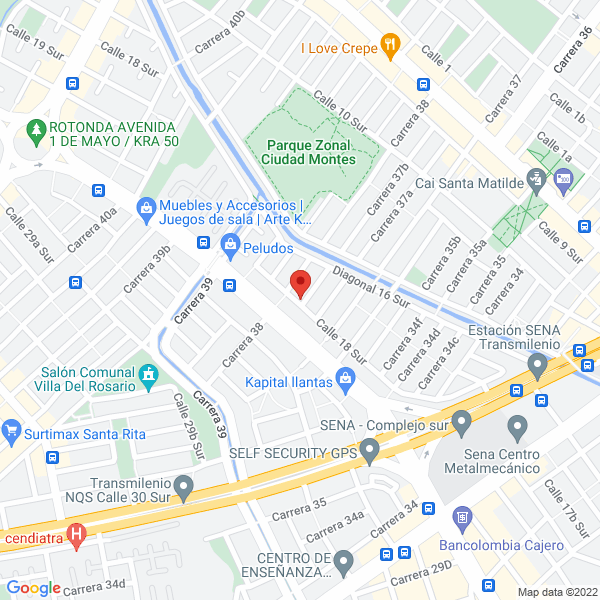 Mapa de Restaurante Max Rico