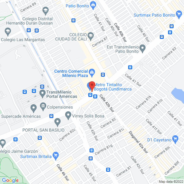 Mapa de Restaurante Mileños