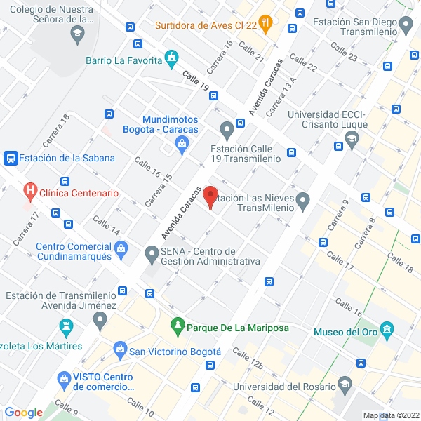 Mapa de Restaurante Norly