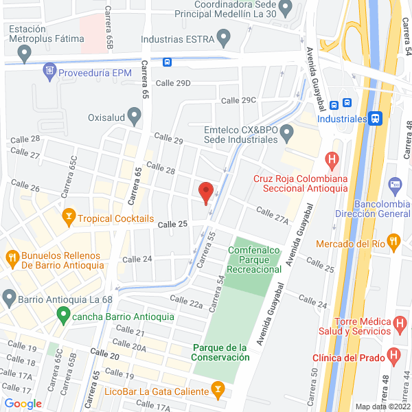 Mapa de Salon De Recepciones La Cascada