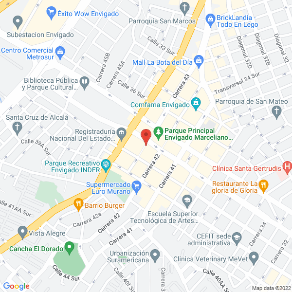 Mapa de Salón Social Los Cuyos