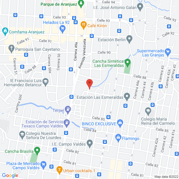 Mapa de Salsamentaria Dexter