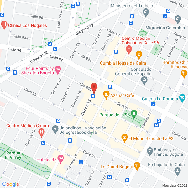 Mapa de Simón Sein Ltda.