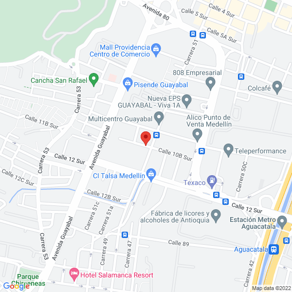 Mapa de Proinq