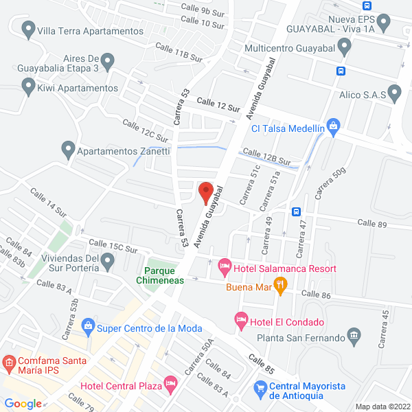 Mapa de Promacon