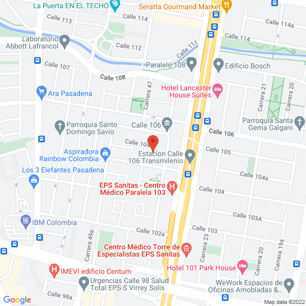 Mapa de Promotora A J Seguros Ltda.