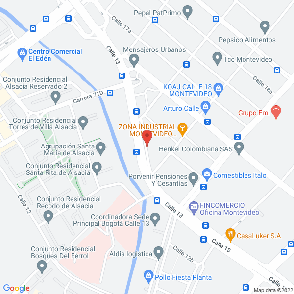 Mapa de Promotora Automotríz Ltda.
