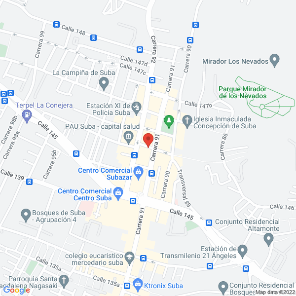 Mapa de Promotora De Vivienda Social Lozano Bobadilla S.A.S.