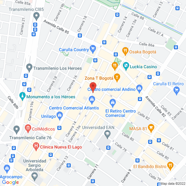 Mapa de Promotora Hotel Saint Simon Ltda
