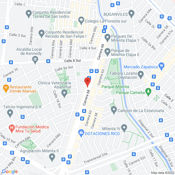 Mapa de Pronalguantes
