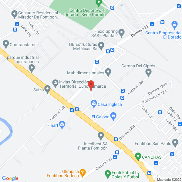 Mapa de Pronterrestre S.A.