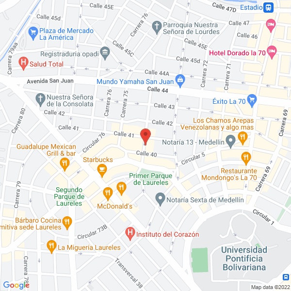 Mapa de Sastrería Y Modistería Marís Eugenia Hernández