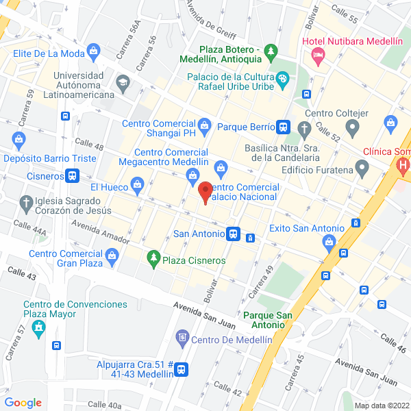 Mapa de Seguidext