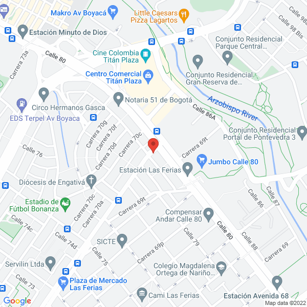 Mapa de Seguridad Llaves Y Cerraduras Ltda