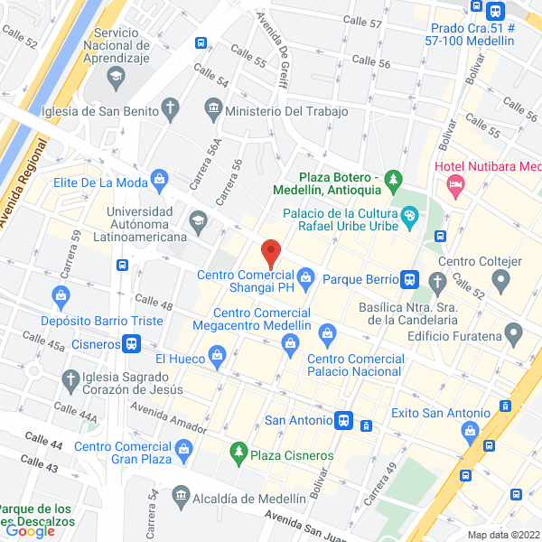 Mapa de Antioqueña De Máquinas Y Cía. S.A.S.