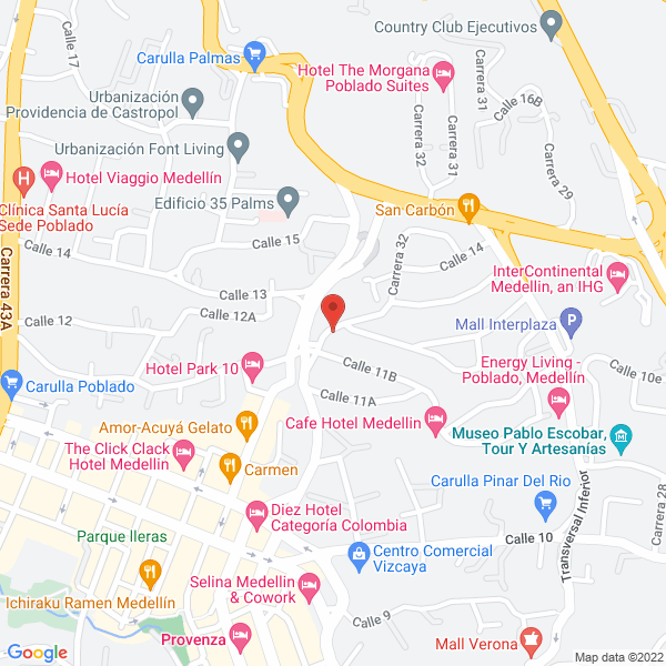 Mapa de Álvaro Vargas Abogados