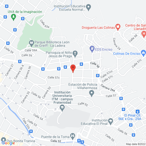 Mapa de Pevoldar S.A.S