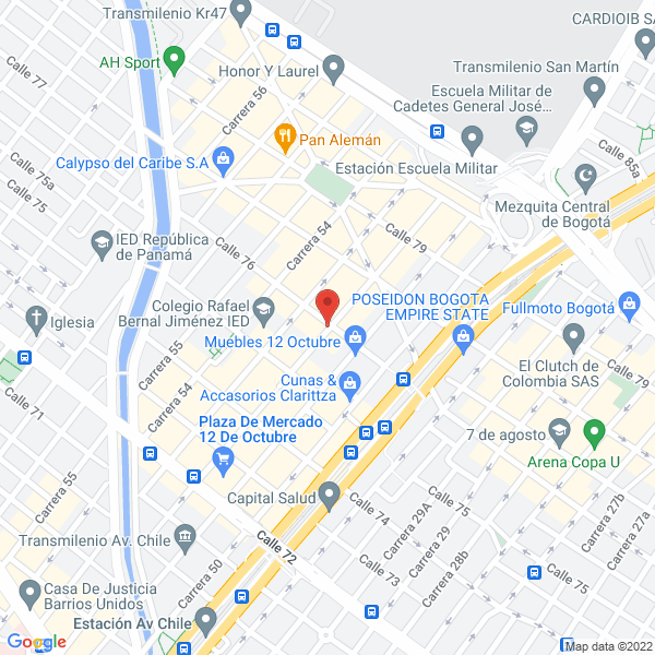 Mapa de Avisos Neón Cundinamarca