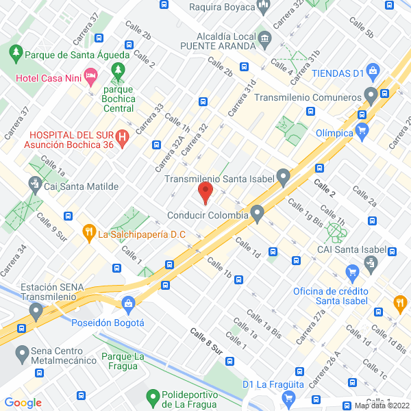 Mapa de Termoformados Plásticos O.L.G.