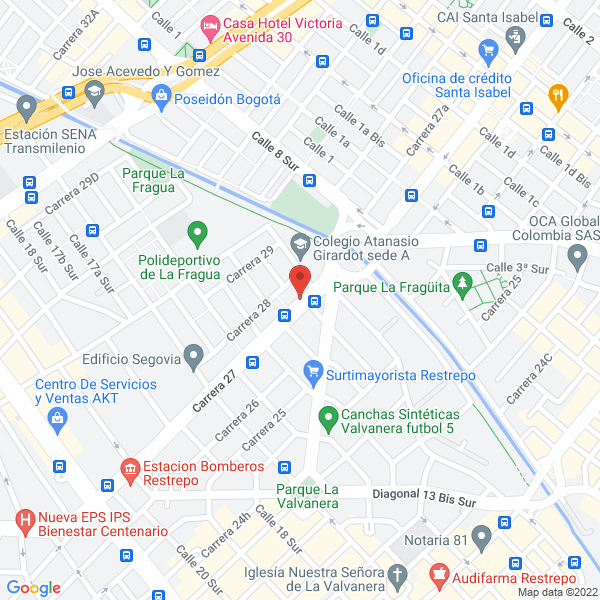 Mapa de Consultorio Veterinario Del Sur