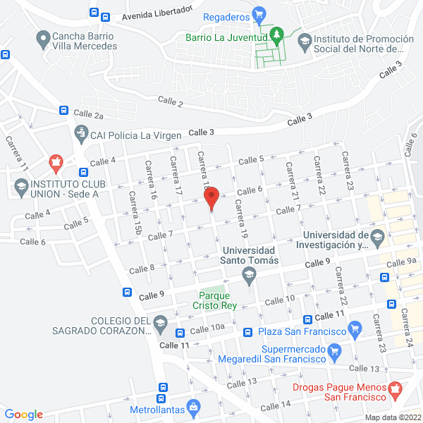 Map of Machimbres Y Maderas S.A.S.