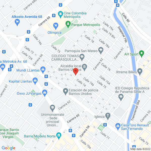 Mapa de Seguridad Privada Y Vigilancia Texas Ltda.