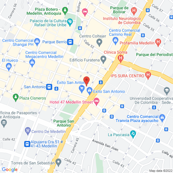 Mapa de Almacen Lanas Multicolor