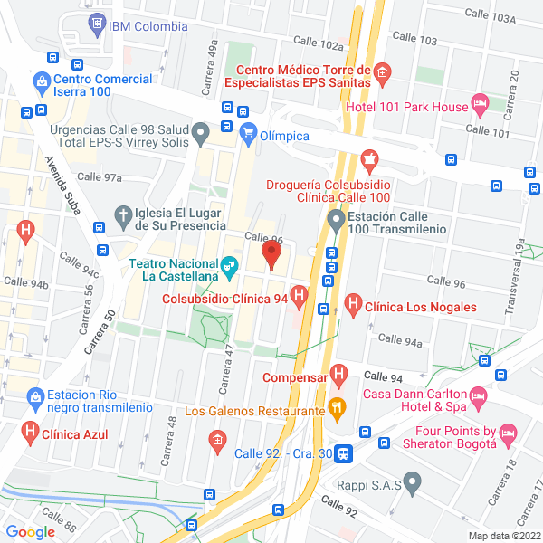 Mapa de Marquetería La Castellana