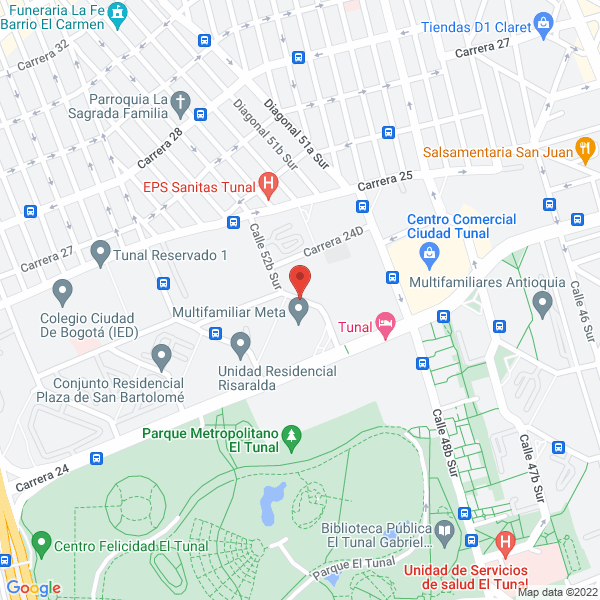 Mapa de Purisalud De Colombia