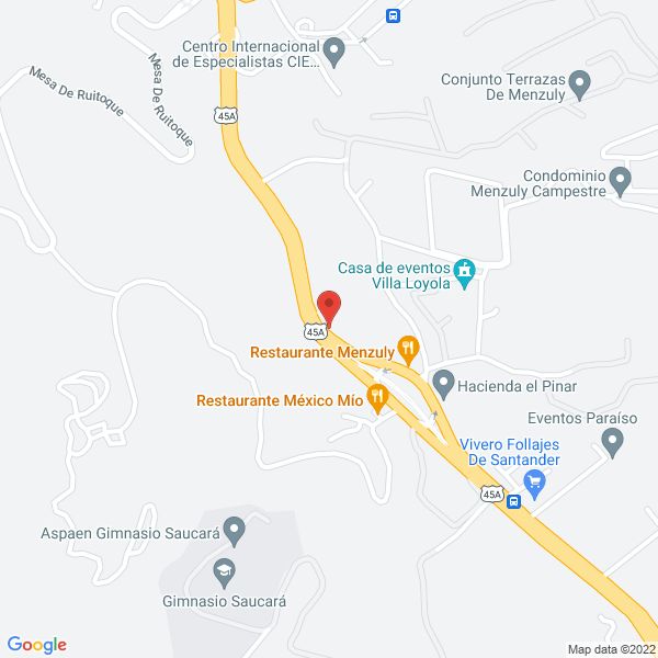 Map of Restaurante Y Fonda El Morichal
