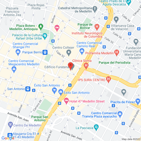 Mapa de Asociación Mutual Compartir