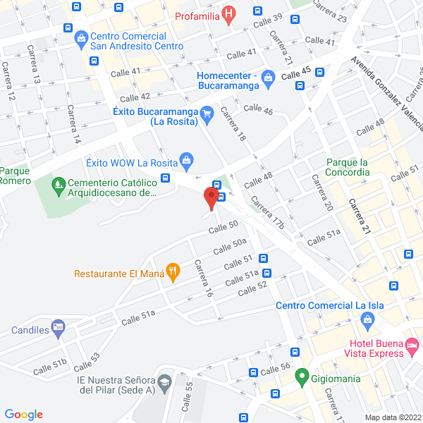 Map of Oxisan S.A.S
