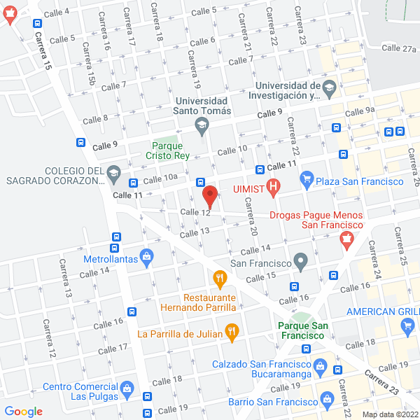 Map of Colegio San Vicente Ferrer