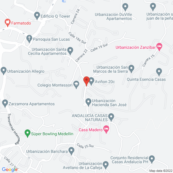 Mapa de Andrea Wolff Ballet